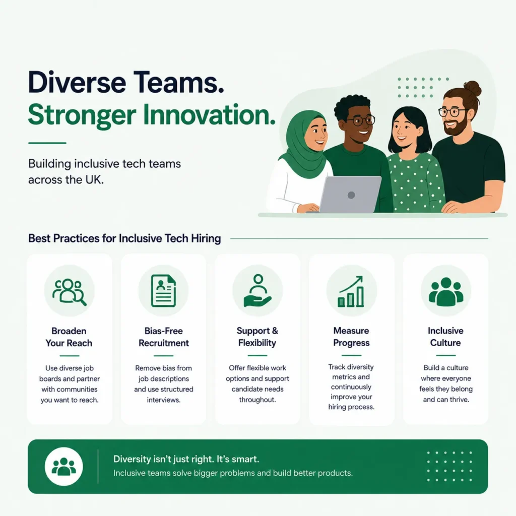 Diversity and Inclusion in Tech Hiring: Best Practices for UK Businesses